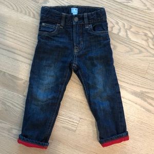 Gap toddler fleece lined jeans